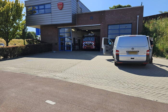 Forensische Opsporing doet onderzoek naar inbraak brandweerkazerne