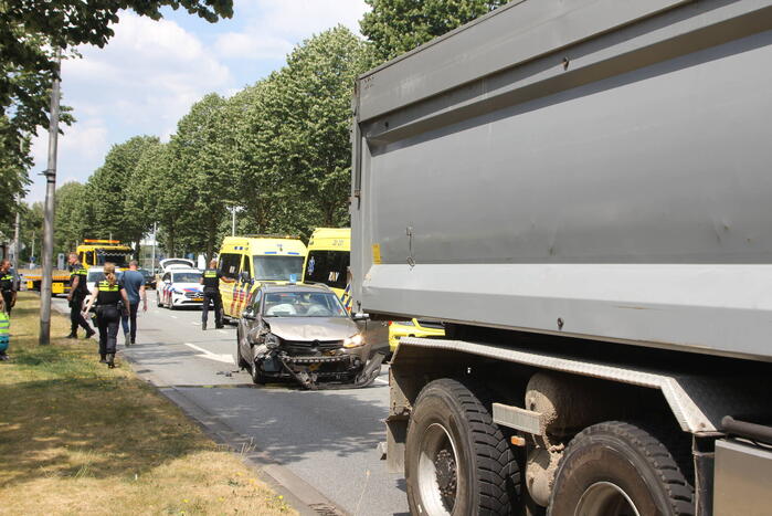 Meerdere gewonden bij ongeval met vrachtwagen