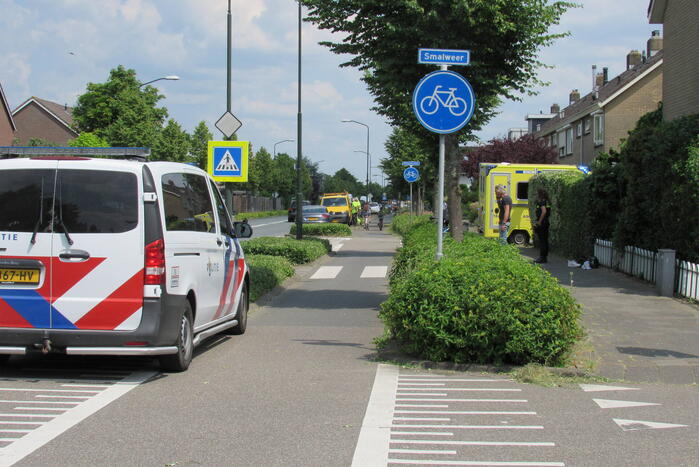 Ongeval tussen scooter en vrachtwagen