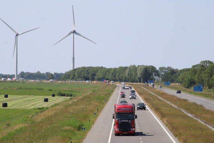 File door brand in berm