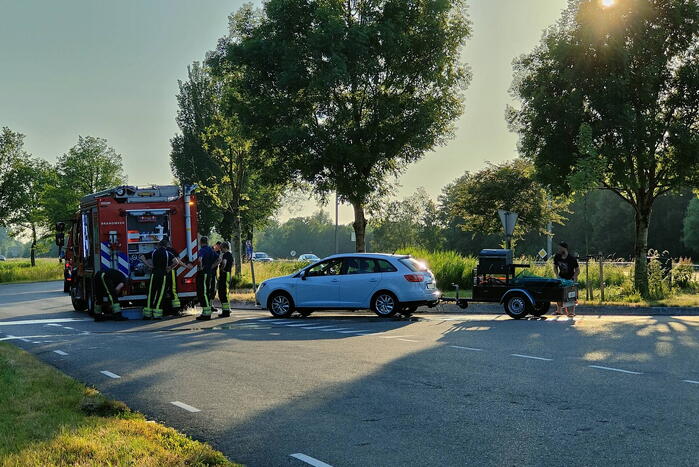 Brandweer treft smeulende BBQ aan na containerbrand