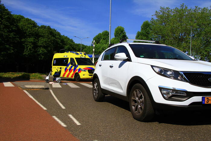 Bestuurder scootmobiel ernstig gewond bij aanrijding