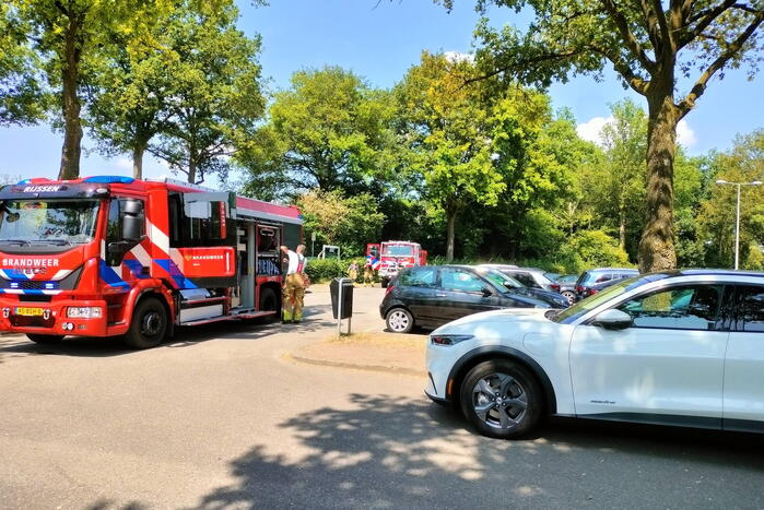 Bermbrand snel onder controle