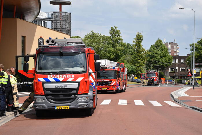 Brand in parkeergarage van UMCG
