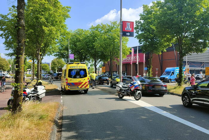 Man op driewieler raakt gewond