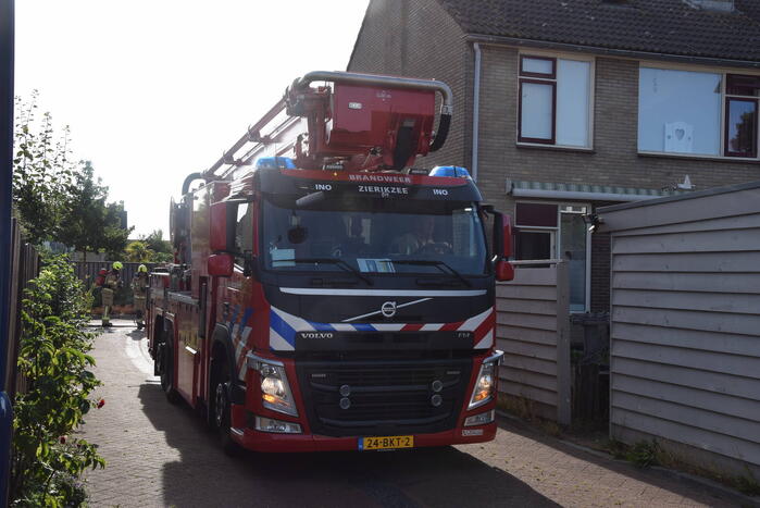 CV-ketel vat vlam op zolder van woning