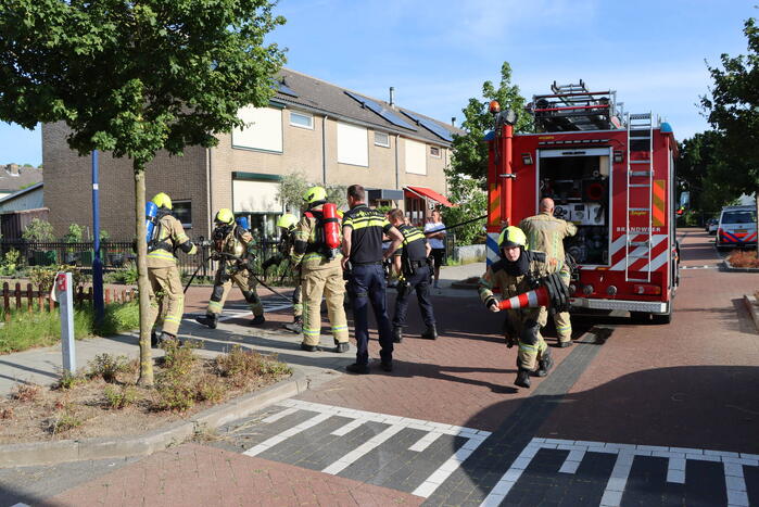 CV-ketel vat vlam op zolder van woning