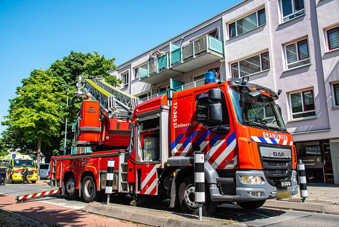 Traumahelikopter landt op grasveld