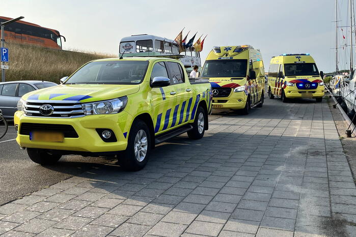 Fietser ernstig gewond bij botsing met paaltje
