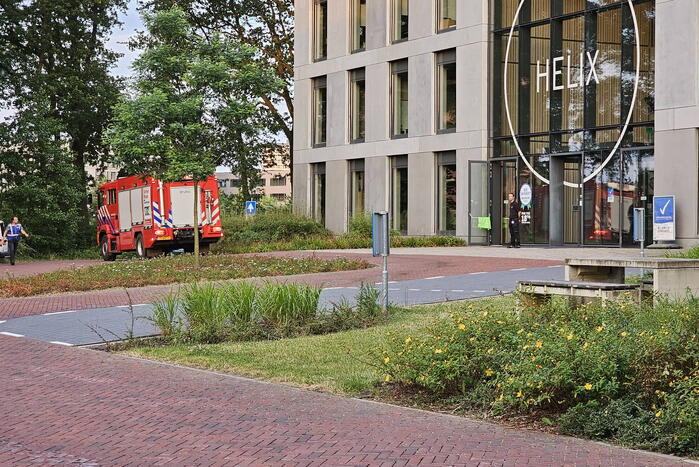 Brandweer ingezet na brandmelding gebouw