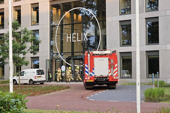 Brandweer ingezet na brandmelding gebouw