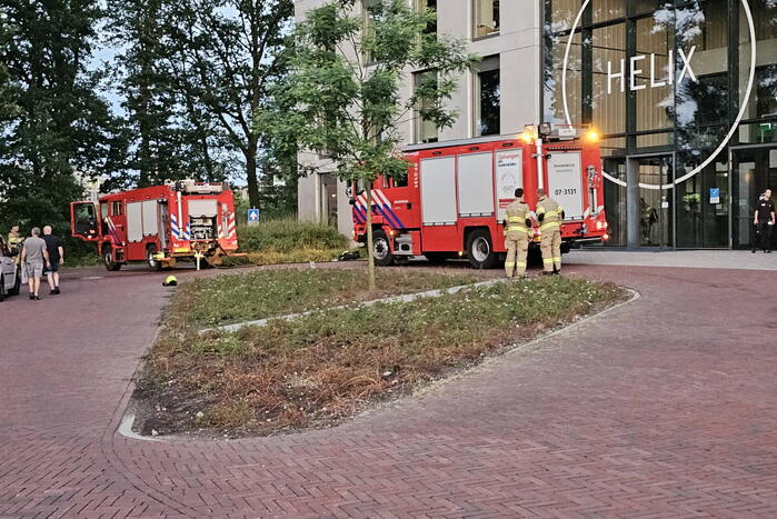 Brandweer ingezet na brandmelding gebouw