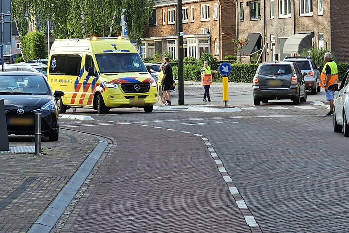 Fietsster komt ten val door schrikreactie