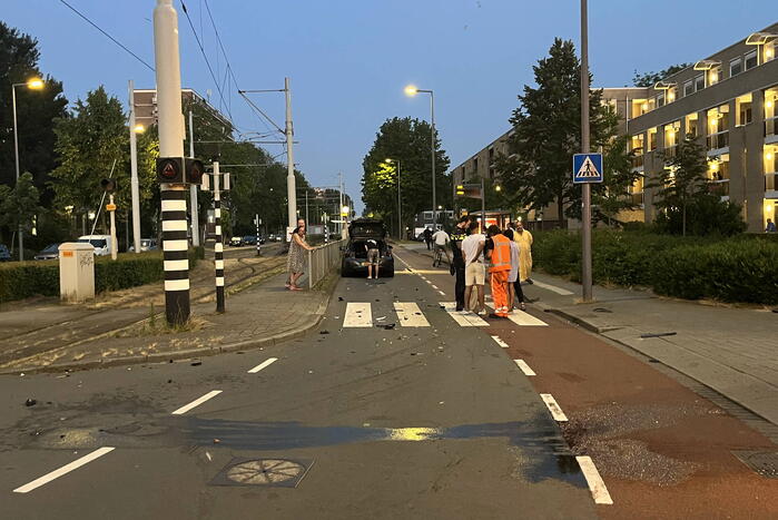 Forse schade aan auto's na botsing