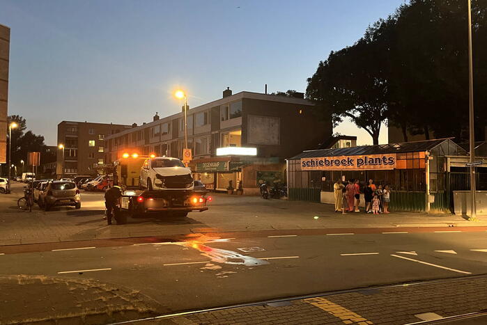 Forse schade aan auto's na botsing