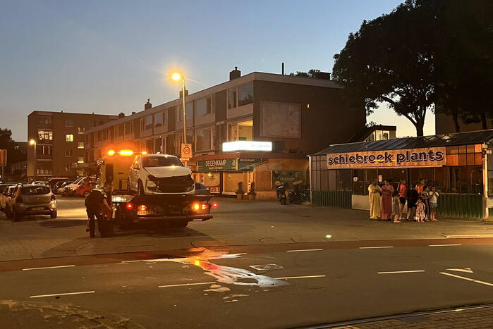 Forse schade aan auto's na botsing