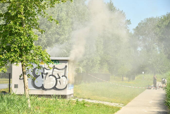 Veel rookontwikkeling door brand in elektrakast