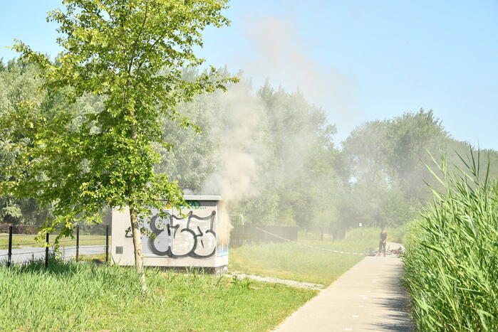 Veel rookontwikkeling door brand in elektrakast