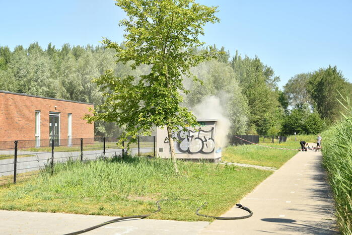 Veel rookontwikkeling door brand in elektrakast