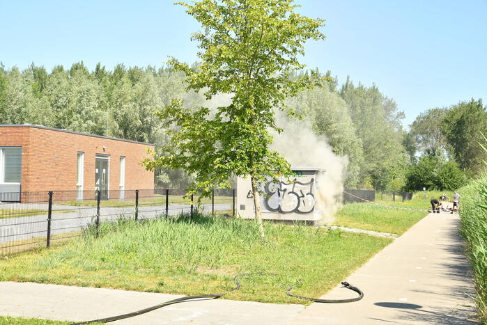 Veel rookontwikkeling door brand in elektrakast