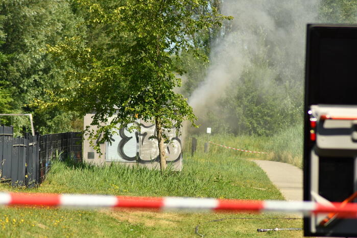 Veel rookontwikkeling door brand in elektrakast
