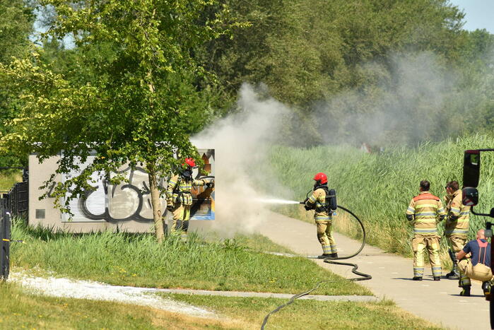 Veel rookontwikkeling door brand in elektrakast