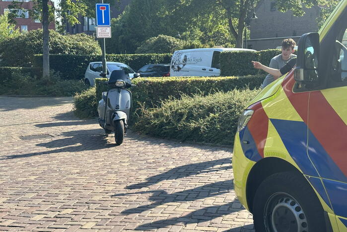 Twee gewonden bij ongeval tussen scooter en automobilist