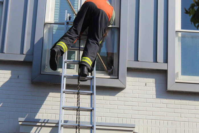 Brandweer ingezet voor vastzittende duif