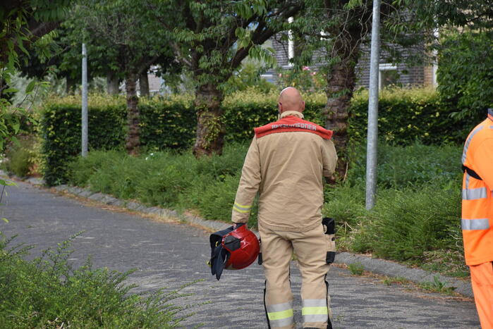 Brandweer doet onderzoek naar melding gaslucht