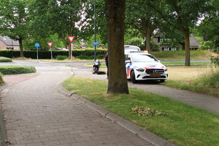 Veel schade aan motor na ongeval