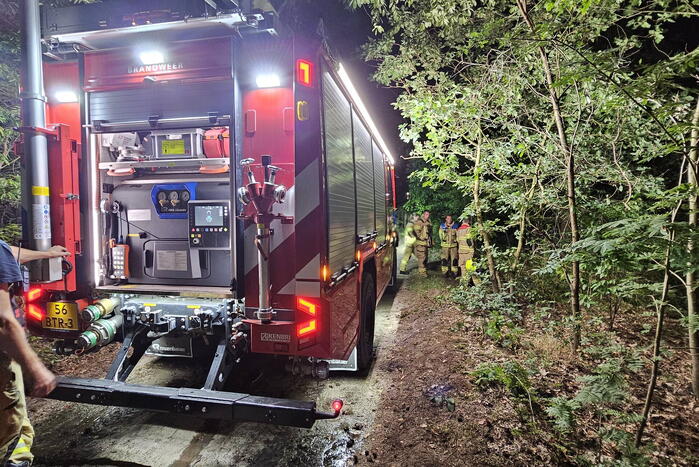 Brandweer heeft bosbrand snel onder controle