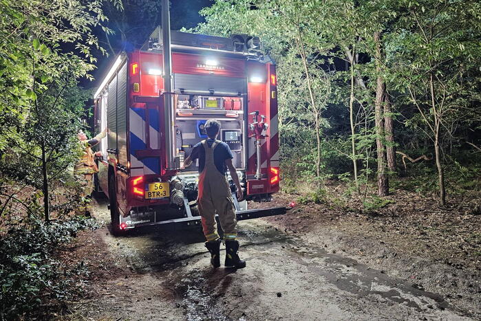 Brandweer heeft bosbrand snel onder controle