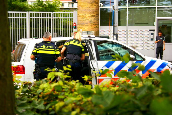 Aanhouding na conflict in woning