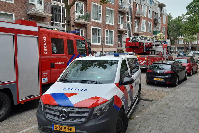 Pan op fornuis veroorzaakt rook in flatwoning