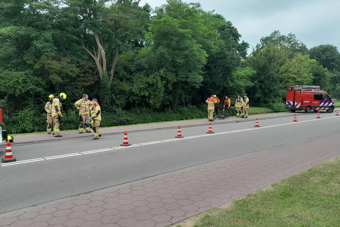 Zoekactie na vondst fiets aan waterkant