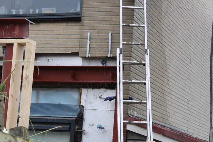 Brand in woning tijdens laswerkzaamheden