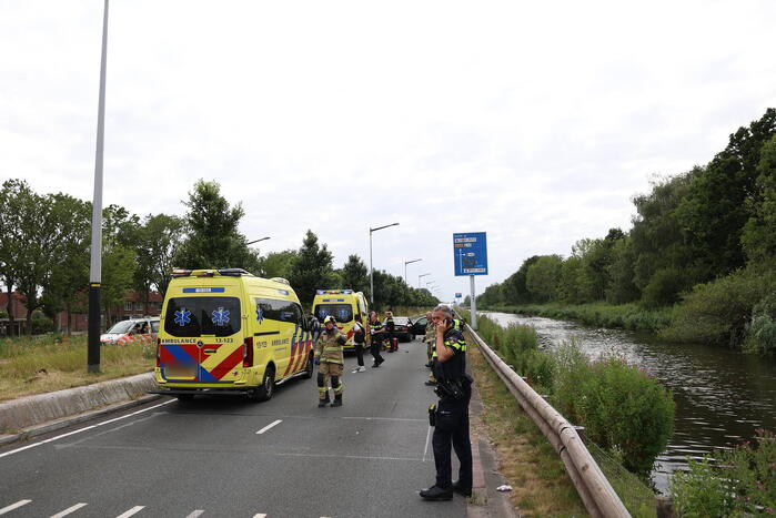 Fatbiker zwaargewond bij aanrijding met auto