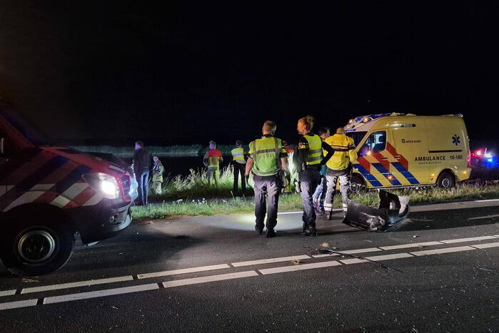 Zwaargewonden nadat auto te water raakt