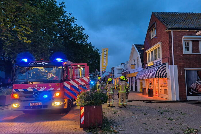 Brand in slagerij snel onder controle