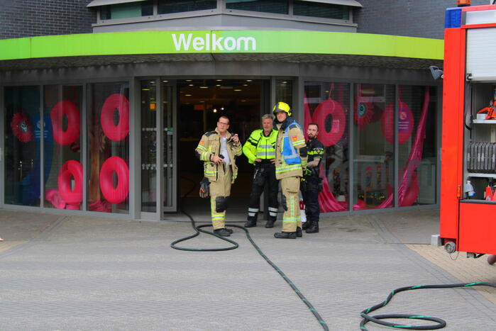 Sportcentrum ontruimd door brandmelding