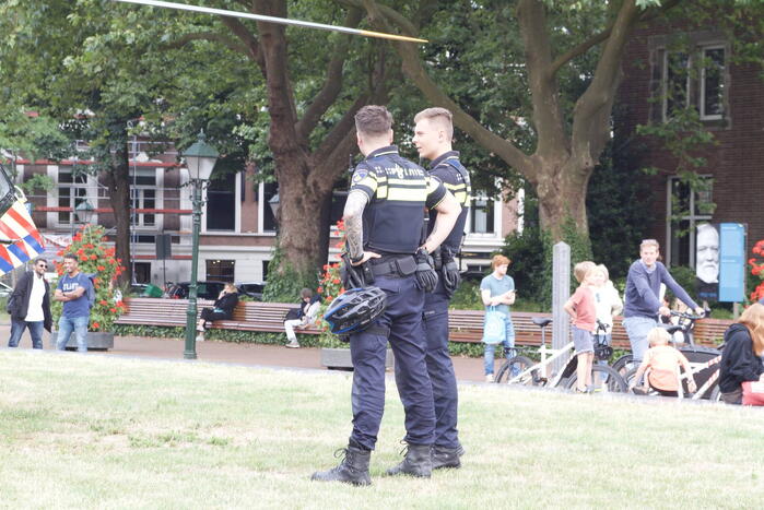 Straat afgezet na incident, traumahelikopter ingezet