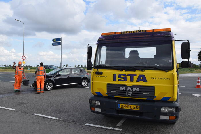 Veel schade bij ongeval op kruising