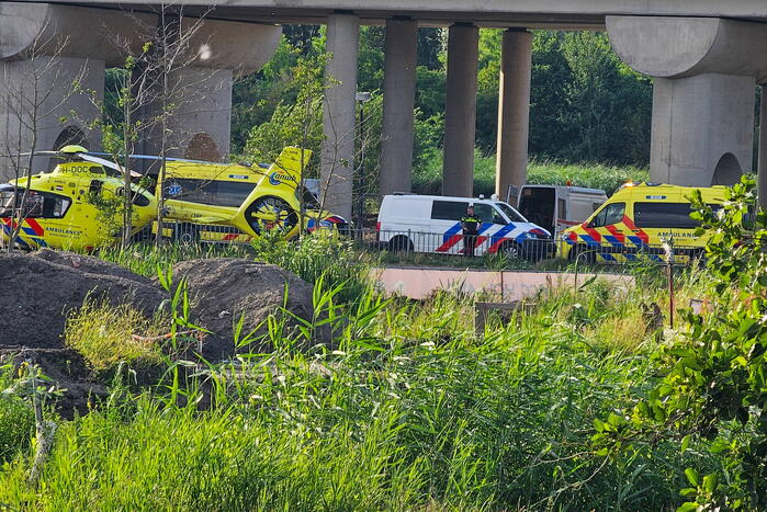 Motorcrosser ernstig gewond na val