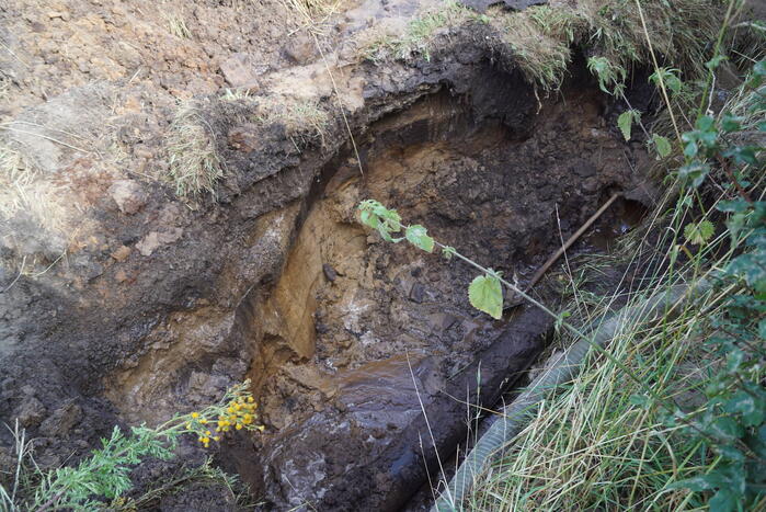 Ongeval door waterlekkage