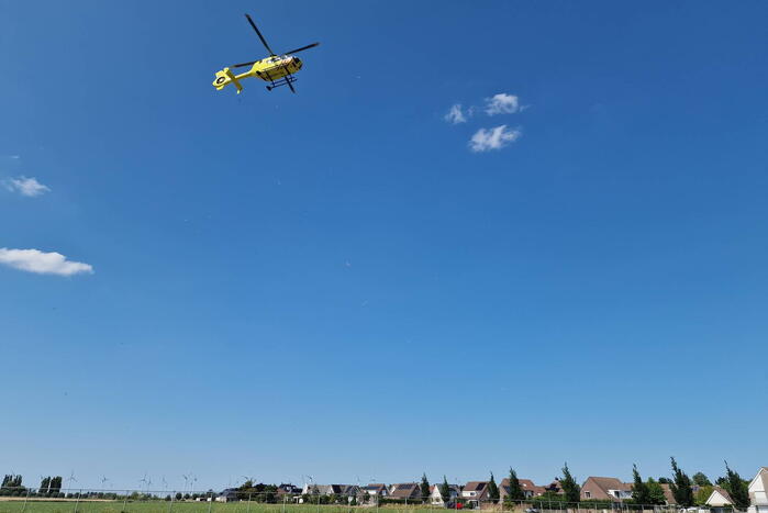 Veel bekijks bij inzet van traumahelikopter