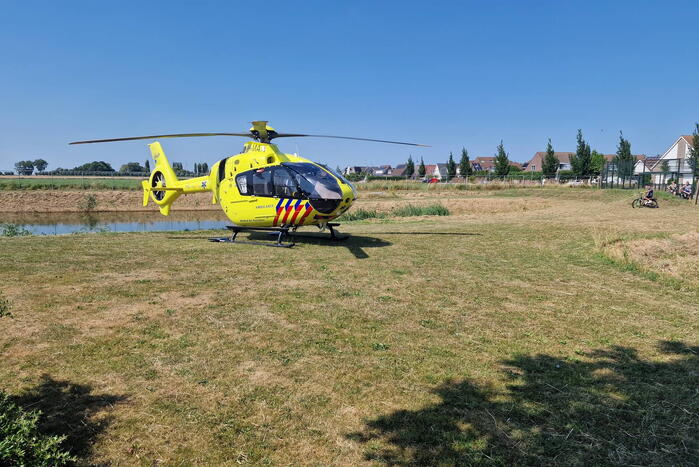 Veel bekijks bij inzet van traumahelikopter