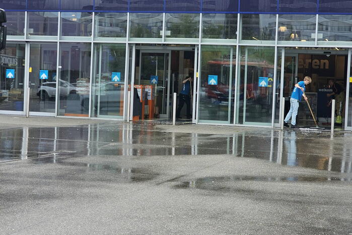 Hevige wateroverlast in Gamma door regenval