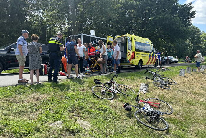 Wielrenner zwaargewond na ongeval