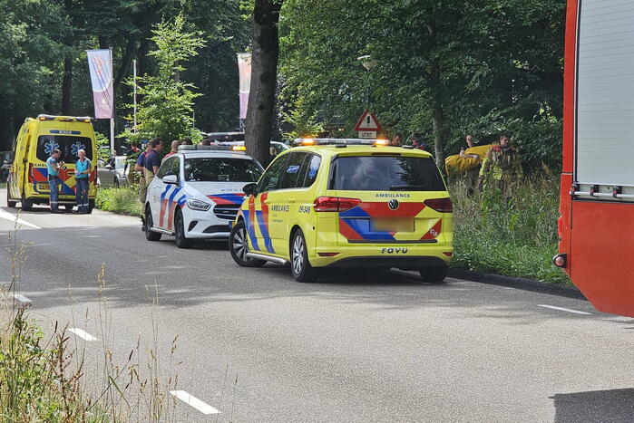 Fietser ernstig gewond na val met fiets