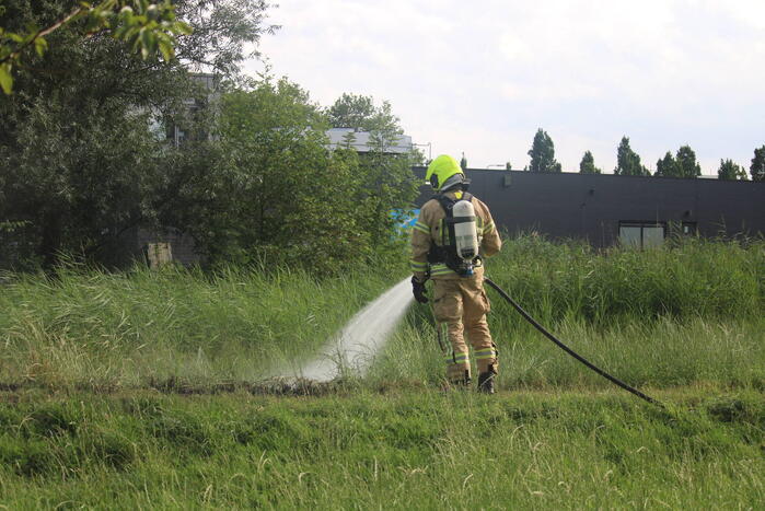 Bermbrand snel geblust